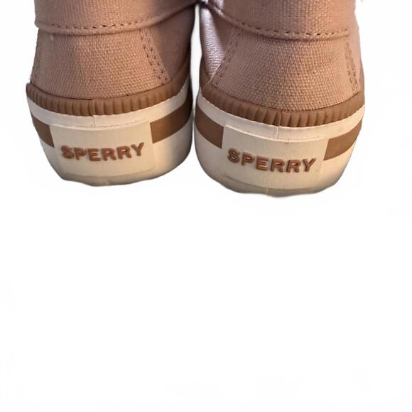 SPERRY Topsider PINK Seacycled Bahama 3.0 Platform Sneaker WMS SZ 7  NWOT - Picture 3 of 6